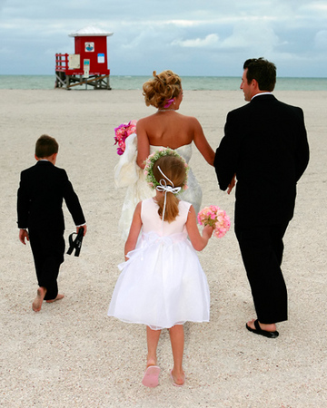 beach wedding photography mike carlson