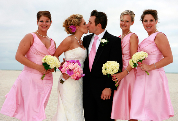 beach wedding photography mike carlson